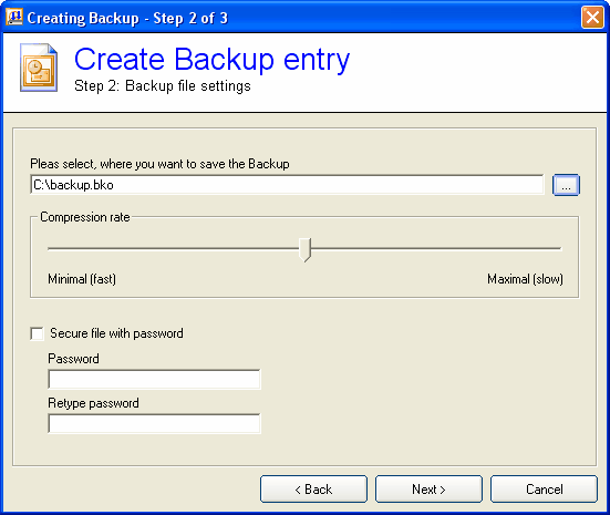 create a personal backup file in outlook 2007